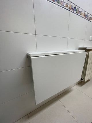Mesa plegable IKEA Norberg blanca
