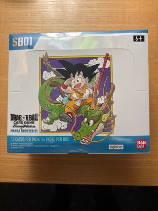 Dragonball Card Game SB01 Manga Booster 01