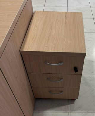 Cajonera oficina 3 cajones con ruedas