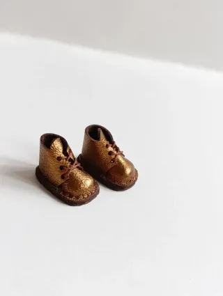 Scarpe Blythe Pullip Qbaby Bronzo