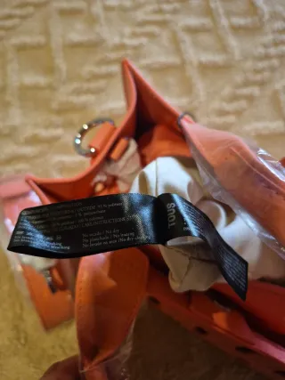 Bolso Tous color Coral Nuevo Con Etiqueta