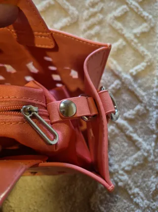 Bolso Tous color Coral Nuevo Con Etiqueta