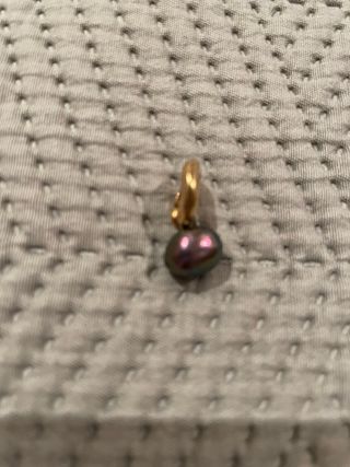 Colgante Tous Perla negra y Oro