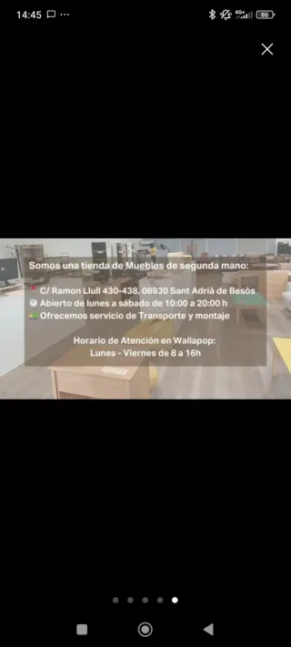 Mueble vintage madera y metal