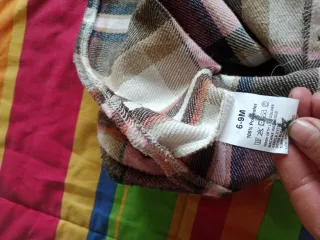 Camisa cuadros bebé