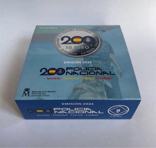 Moneda 10€ Plata Policía Nacional 200 Aniversario