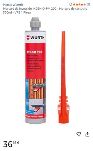 Anclaje químico Würth WIT PM-20