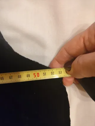 Chaleco tipo terciopelo negro