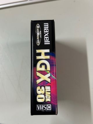 Maxell HGX Black 30 Cassetta VHS