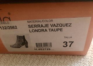 Botines ante marrón Talla 37