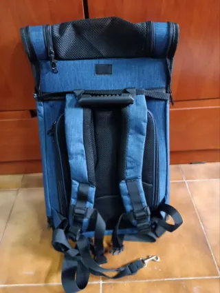 Mochila Transportín Mascota azul marino