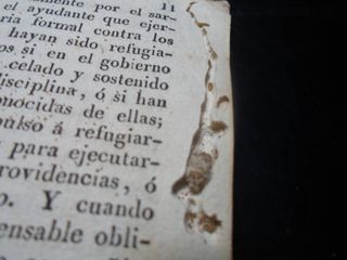 Antiguo 1837 Instrucción Infantería-MILITARIA