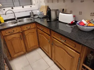 Muebles de cocina de madera maciza