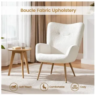 Sillón borrego blanco Yaheetech