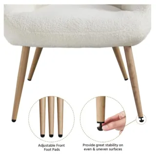 Sillón borrego blanco Yaheetech