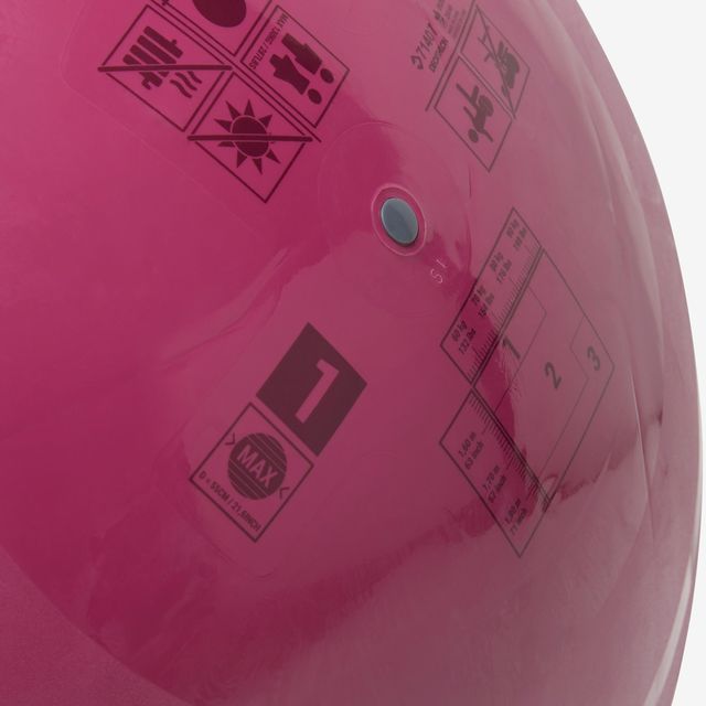 Fitball Pelota Pilates Resistente Talla S - 55 cm Burdeos
