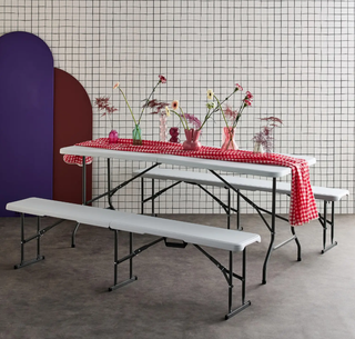 Mesa Plegable Picnic 152cm Exterior/Interior