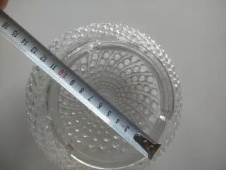 Tulipa de cristal decorada