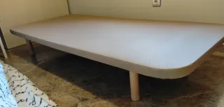 Somier tapizado tela