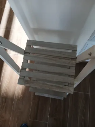 Estantería Escalera Madera y Metal