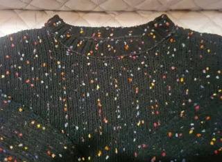 Maglione donna corto multicolor