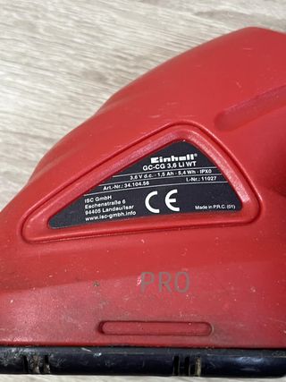 Tijeras inalámbricas Einhell GC-CG 3.6/70 Li WT