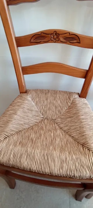 Juego de 2 sillas de madera