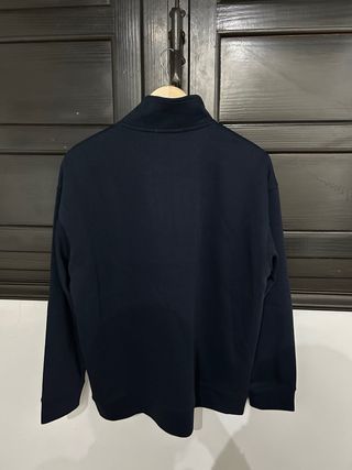 Jersey Fred Perry Azul Media Cremallera