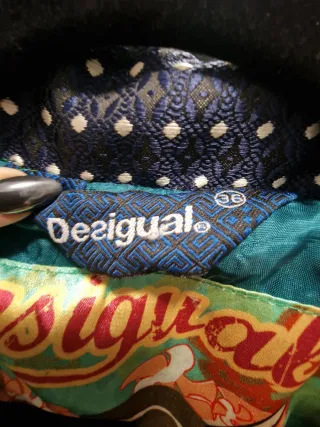 Abrigo Desigual Multicolor Talla M