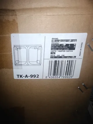 Armario Cultivo Interior TRAFIKA 240x120x200cm