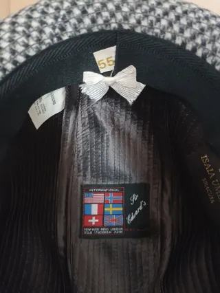 Cappello uomo fantasia pied de poule