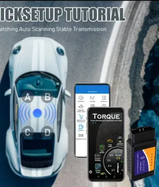 Escáner OBD2 ELM 372 Interfaz