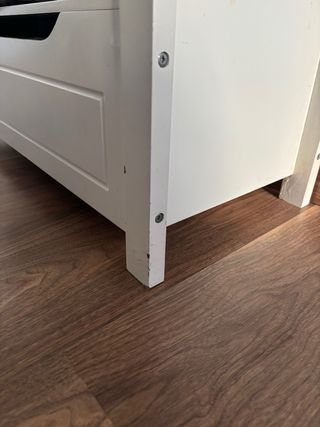 Banco de almacenaje/ baúl de madera.