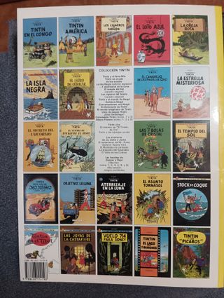 Comic Tintín. "Objetivo la Luna". Edición 1996