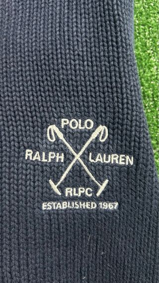 Cardigan Polo Ralph Lauren Blu/Rosso Taglia L