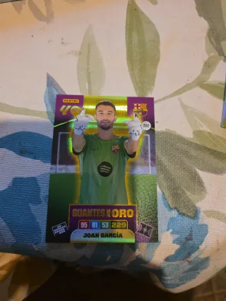 Joan García Guantes de Oro Adrenalyn 25-26