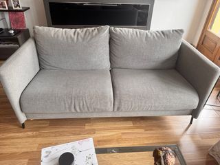 Divano a 2 posti grigio design moderno