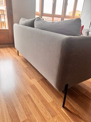 Divano a 2 posti grigio design moderno