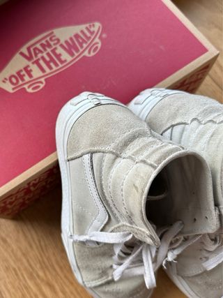 Zapatillas Vans Altas Beige