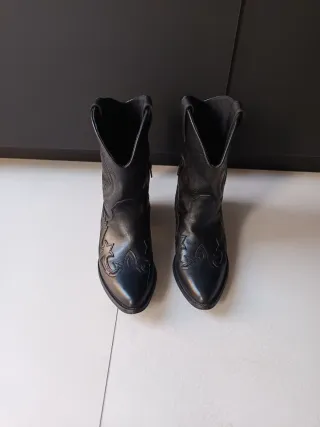 Botas de cowboy negras