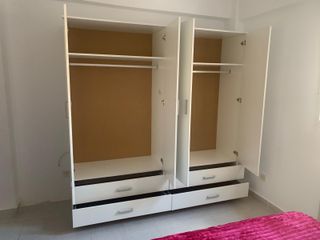 Armario grande 4 puertas blanco 2x2