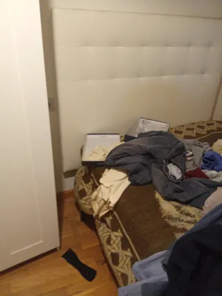 Cabecero de cama blanco