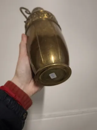 Jarrones altar dorados