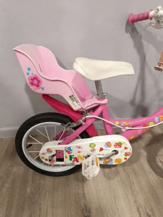 Bicicleta infantil rosa