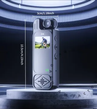 Cámara Corporal Portátil 2K