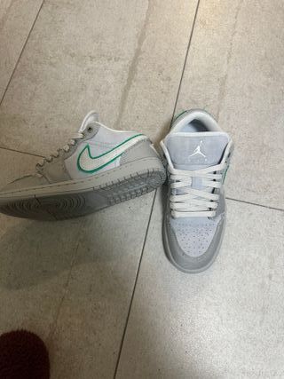 Nike Air Jordan Gris/Blancas Talla 37.5