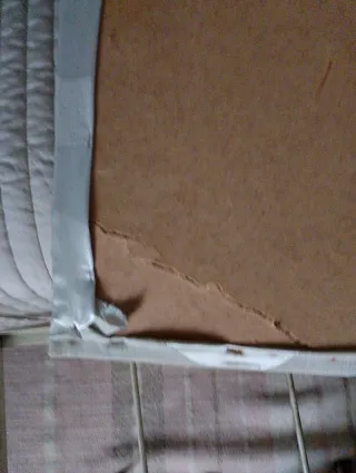 Banqueta de forja beige