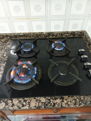 Encimera de gas Corbero 4 fuegos