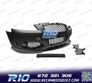 PARAGOLPES DELANTERO AUDI A3 8P 04-08 LOOK RS3 NEGRO + NIEBL