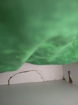 Cama nido infantil blanca y azul